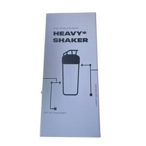 5lb HEAVY Silver Workout Drink Shaker